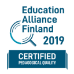 Education Alliance Finland -sertifikaatti 2019.